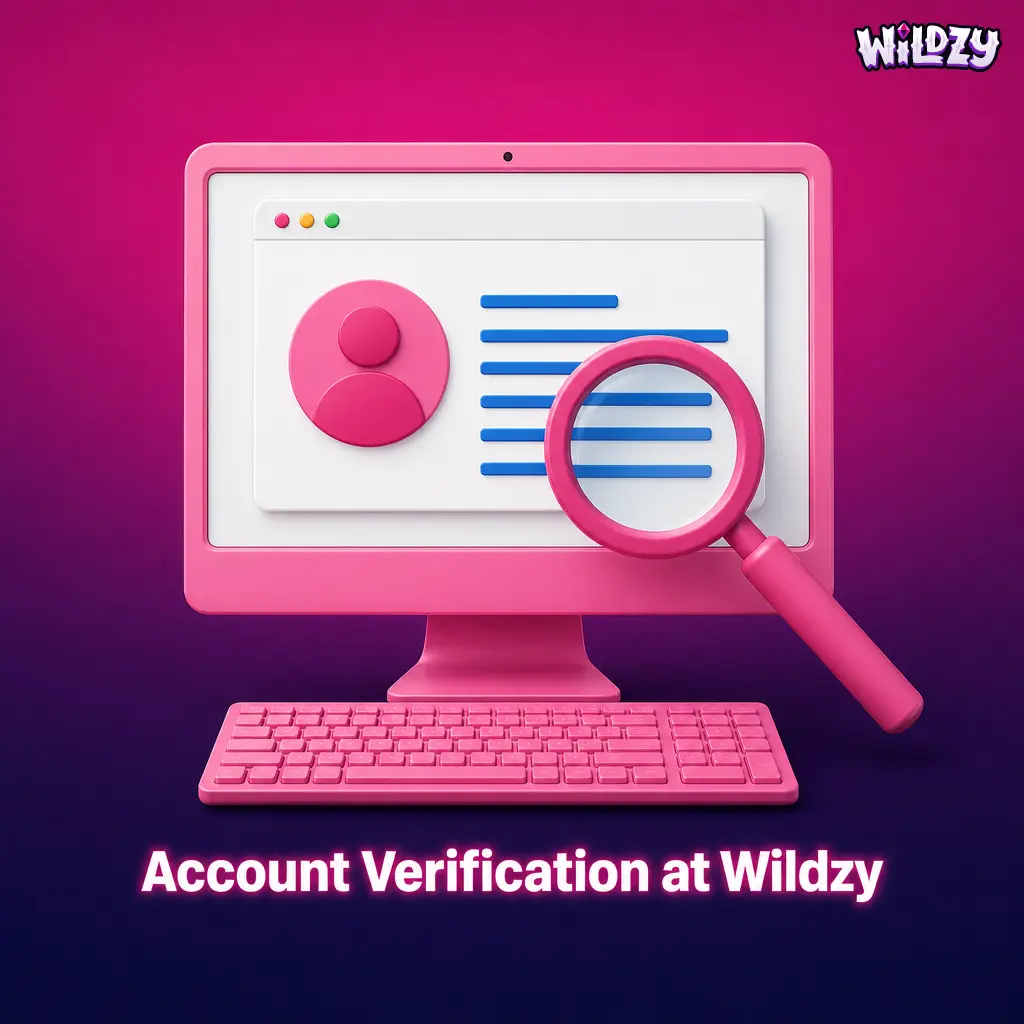 Wildzy account verification process showing KYC document submission for UK Gambling Commission compliance