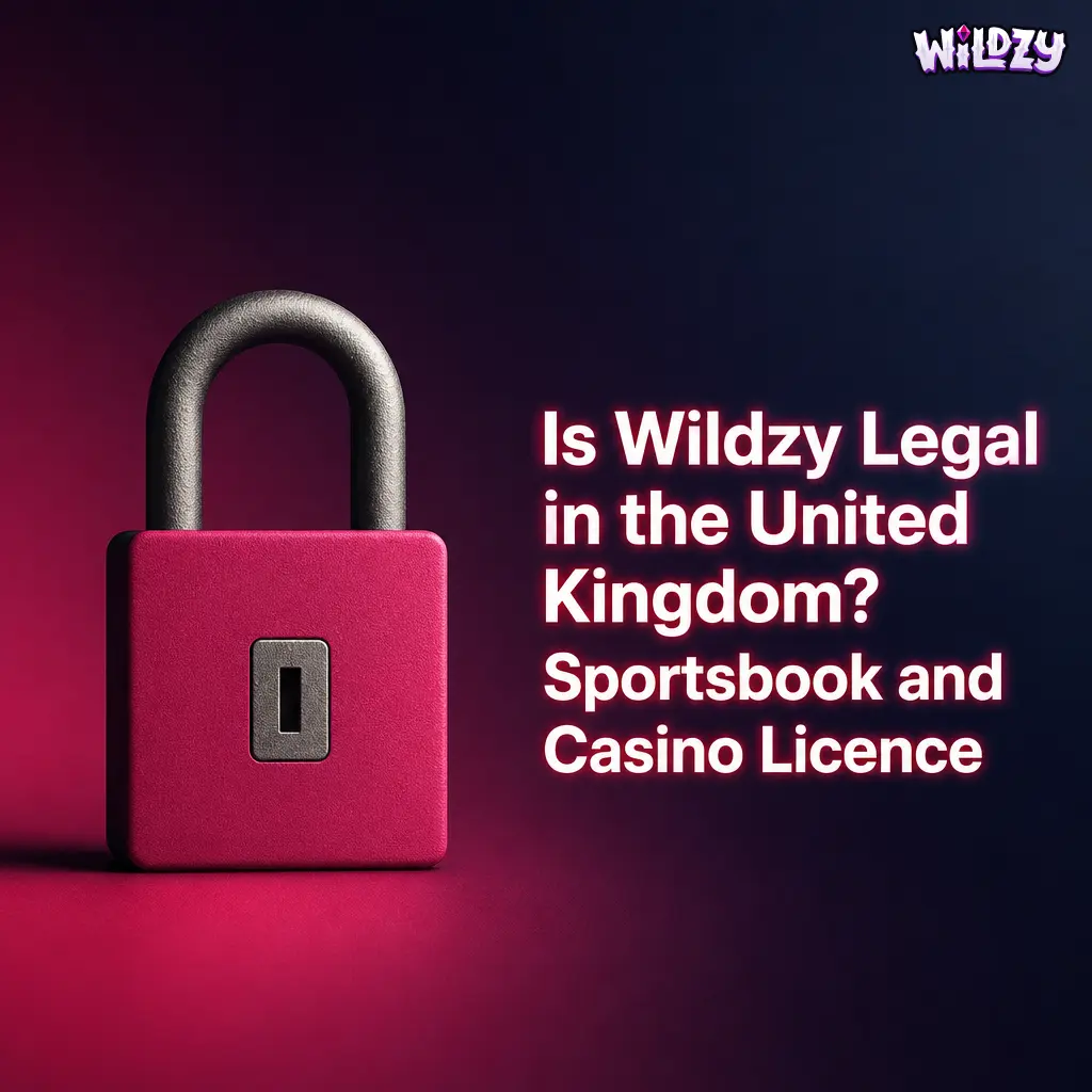 Wildzy casino licence details showing Curaçao eGaming certification for UK players
