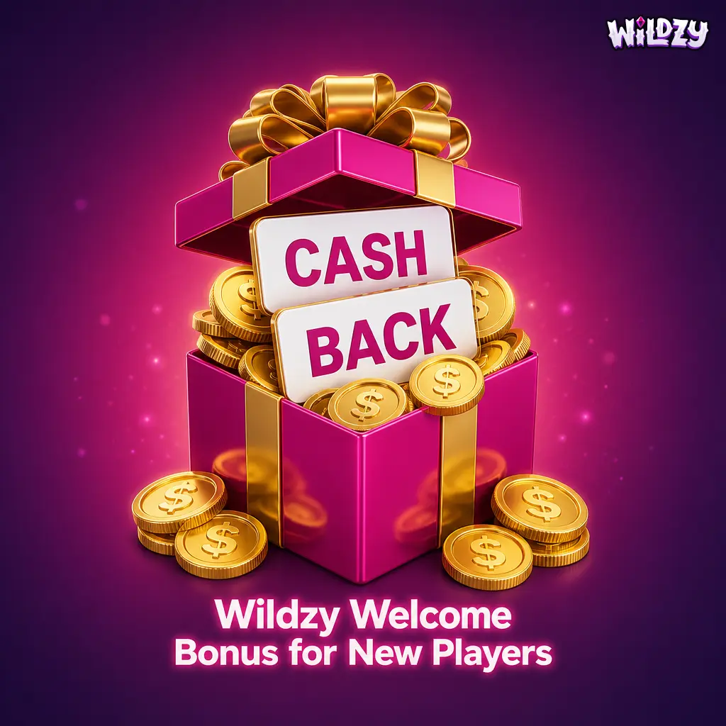 Wildzy 200% welcome bonus up to £1,000 for new UK players on first deposit with 40x wagering on slots